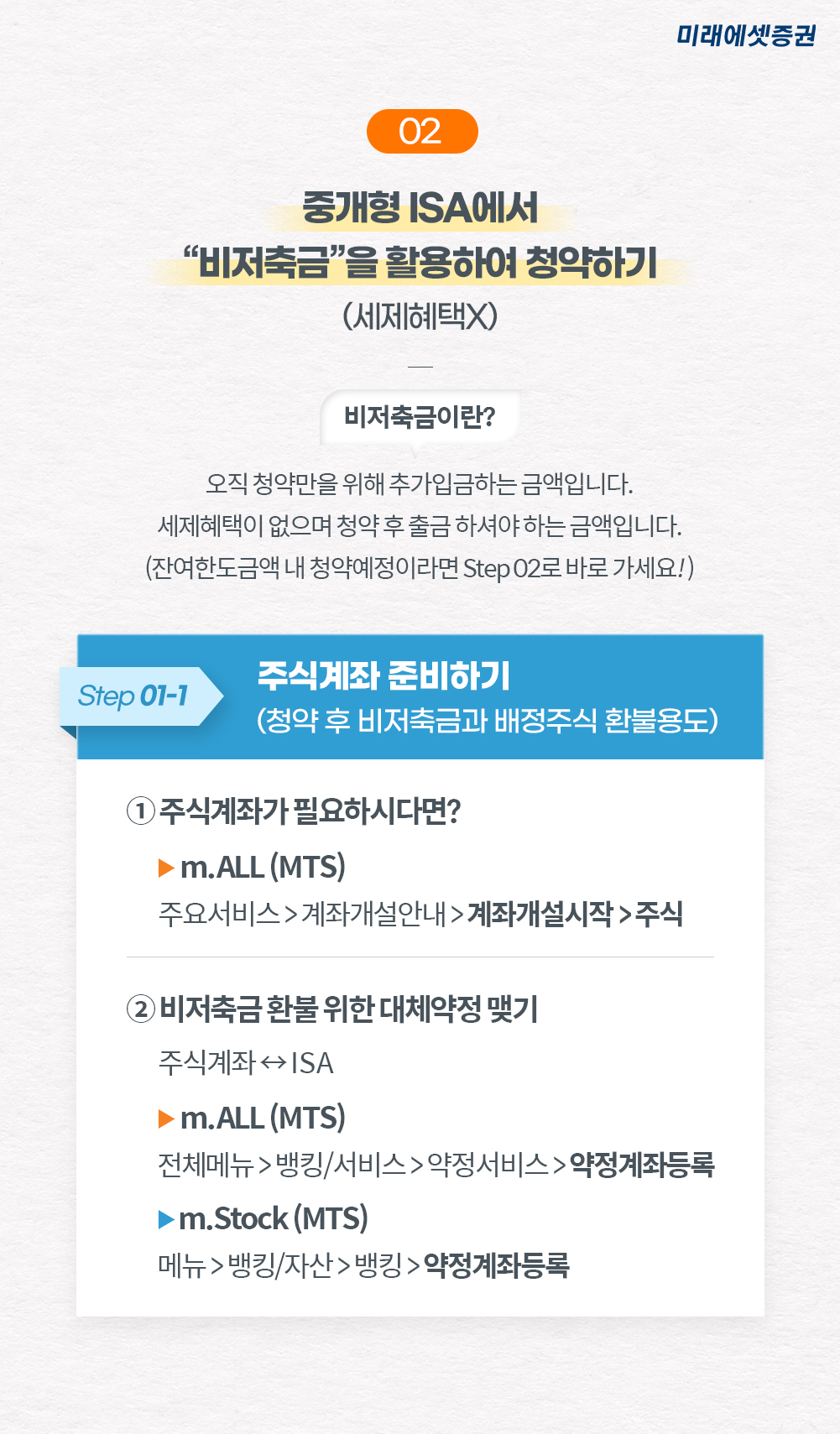 미래에셋 리플릿 중개형ISA 유상청약